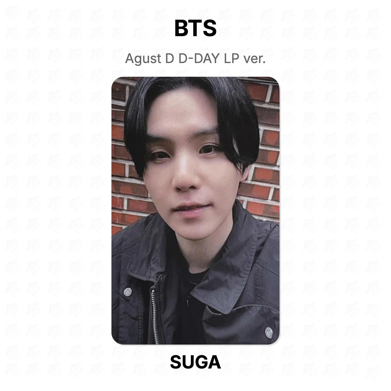 BTS Agust D D-DAY LP ver. Official Photocard SUGA