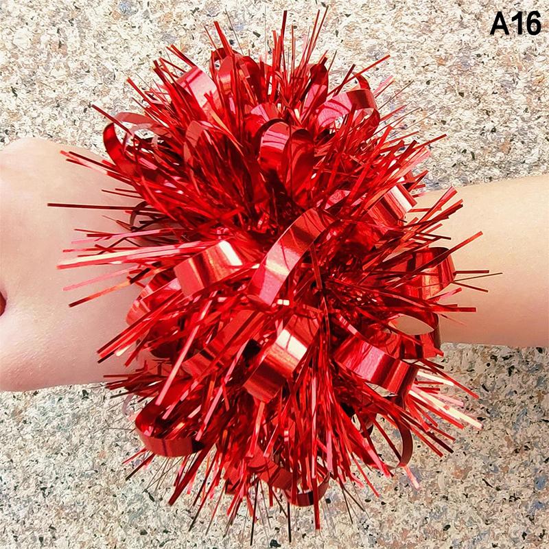 2Pcs Kids Game Pom Poms Apply To Sports Game 27 Styles Practical Cheerleading Cheering Flower Ball Sports Games Bracelet