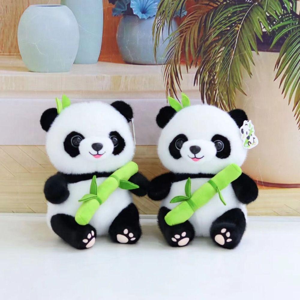 Soft Stuffed Kawaii Panda 25cm Size Bear Doll Animal Bear Stuffed Animal  Birthday Presents