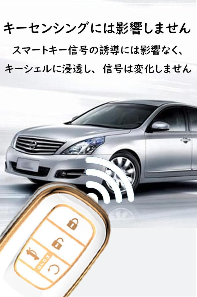 [KUNIO] Honda Smart Key Case, Key Cover, Key Holder, Fits HONDA Fit, Odyssey, Step