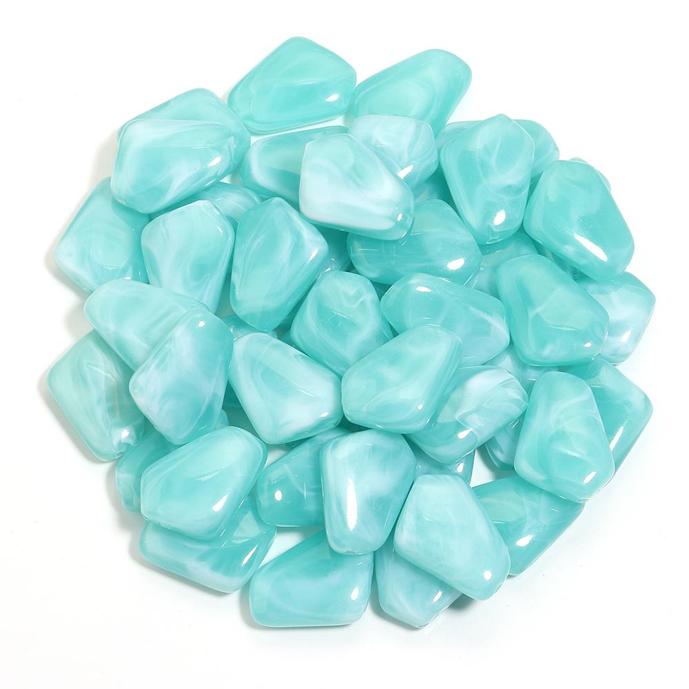 20pcs 25x18mm Irregular Acrylic Beads Colorful Cloud Loose Spacer Beads For DIY Jewelry Making Bracelets Necklace Accessories