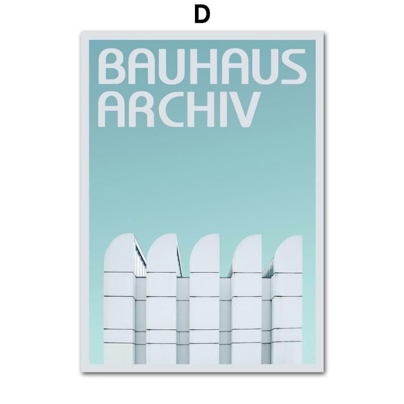 

Современные абстрактные линии Баухауса, геометрические настенные картины на холсте, скандинавские постеры и принты, картины для декора гостиной 21cm×30cm NoFrame