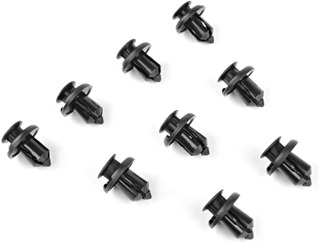 JUTOSU 100pcs 10mm Hole Diameter Clip Auto Rivet Plastic Rivet Trim Clip Retaining Clip