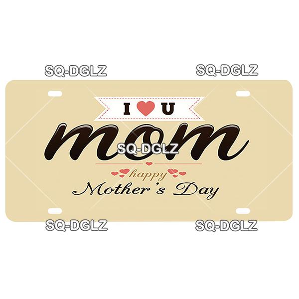 [SQ-DGLZ] Text Hope Love Home License Plate Tin Sign Store Bar Wall Decoration Metal Sign Home Decor Painting Plaques Art Poster