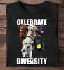 Celebrate Diversity Labrador Retriever T-Shirt: Funny Dog Lover Gift
