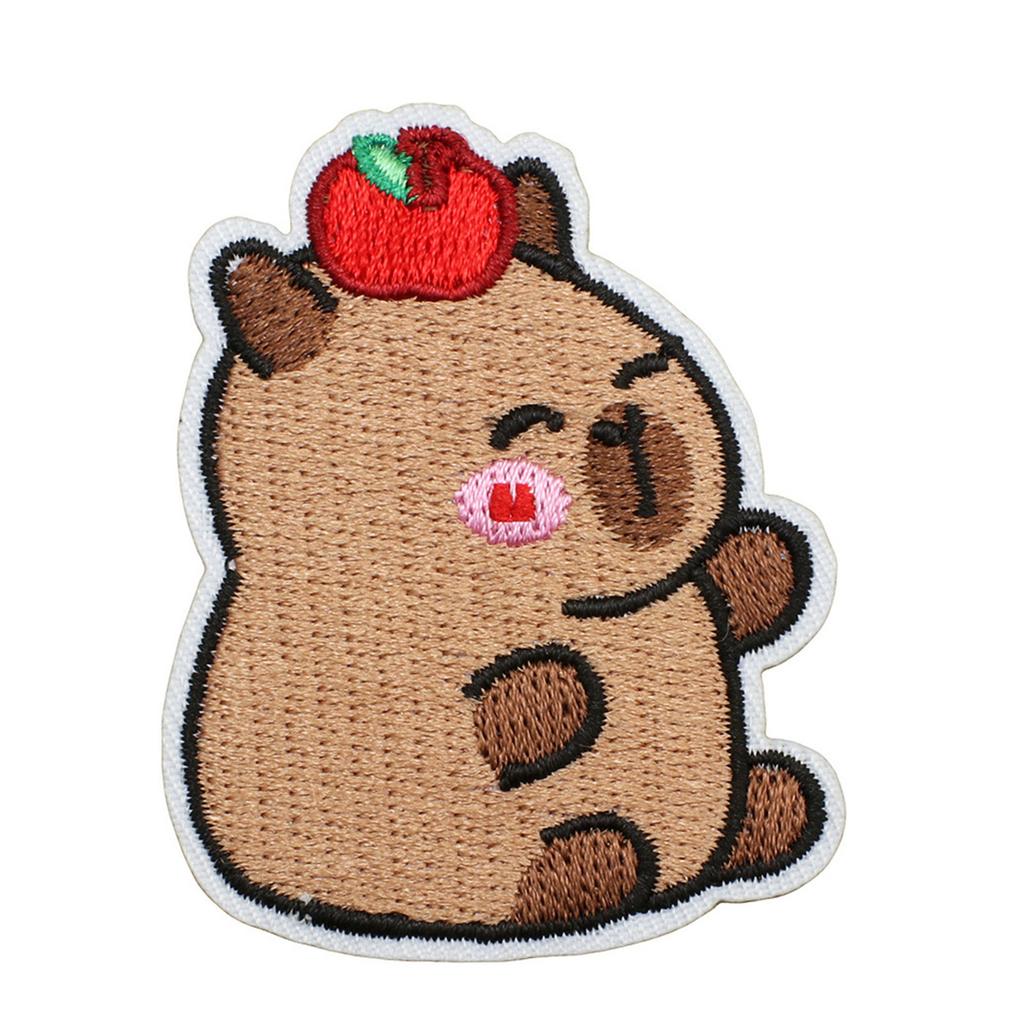 16Pcs Cartoon Animal Embroidery Applique Iron On Fabric Patches For Kids Clothing Backpacks Bag Hat Sewing Accessories