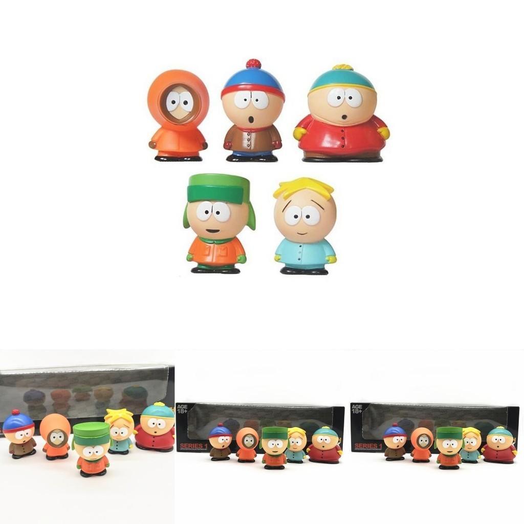 5pcs South Park Figures Block Set For Children's Imagination Play And Home Decoration