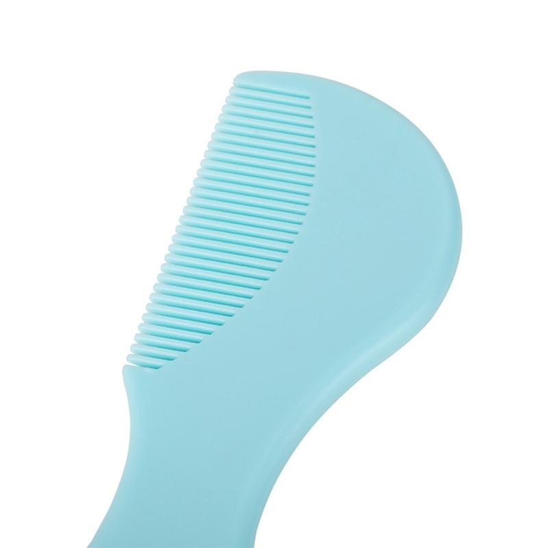 Ergonomische Babyhaarbürsten- und Kammsets Haarpflegeset für Säuglinge Bequemer Griff für Eltern Glückliche Erfahrung für Babys