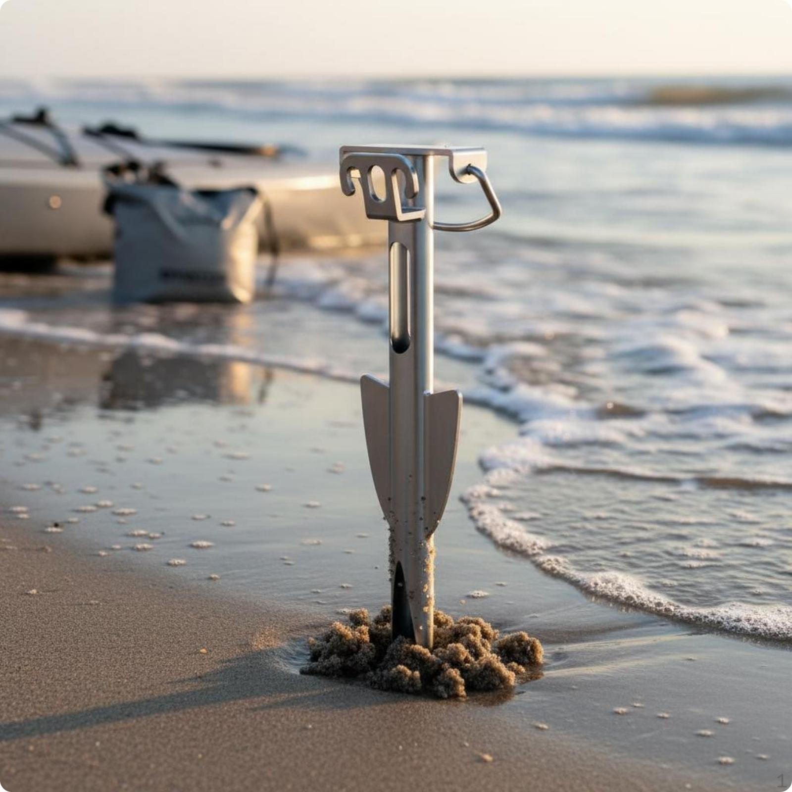 Lightweight Boat Sand Anchor Portable Stainless Steel for Dock Anchor