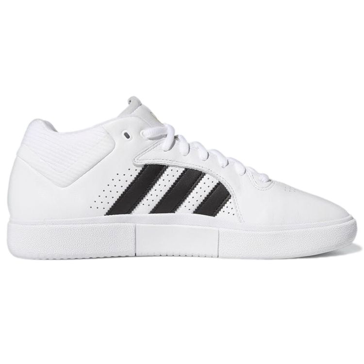 Adidas Tyshawn White Black Unisex Sneakers Cloud-White Core-Black H04931