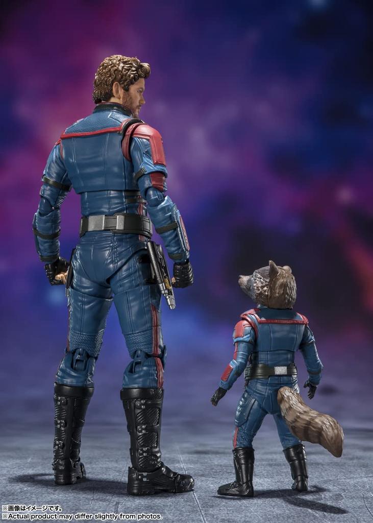 TAMASHII NATIONS Rocket Raccoon of the Volume 150mm X 60mm PVC ABS Painted Movable Figure S.H.Figuarts Star-Lord & (Guardians Galaxy 3) Approx. &