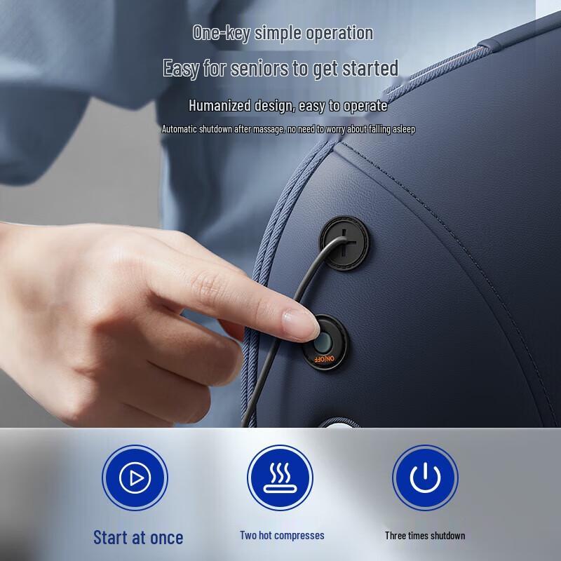 CHIGO Deluxe Infrared Heating Waist & Back Massager