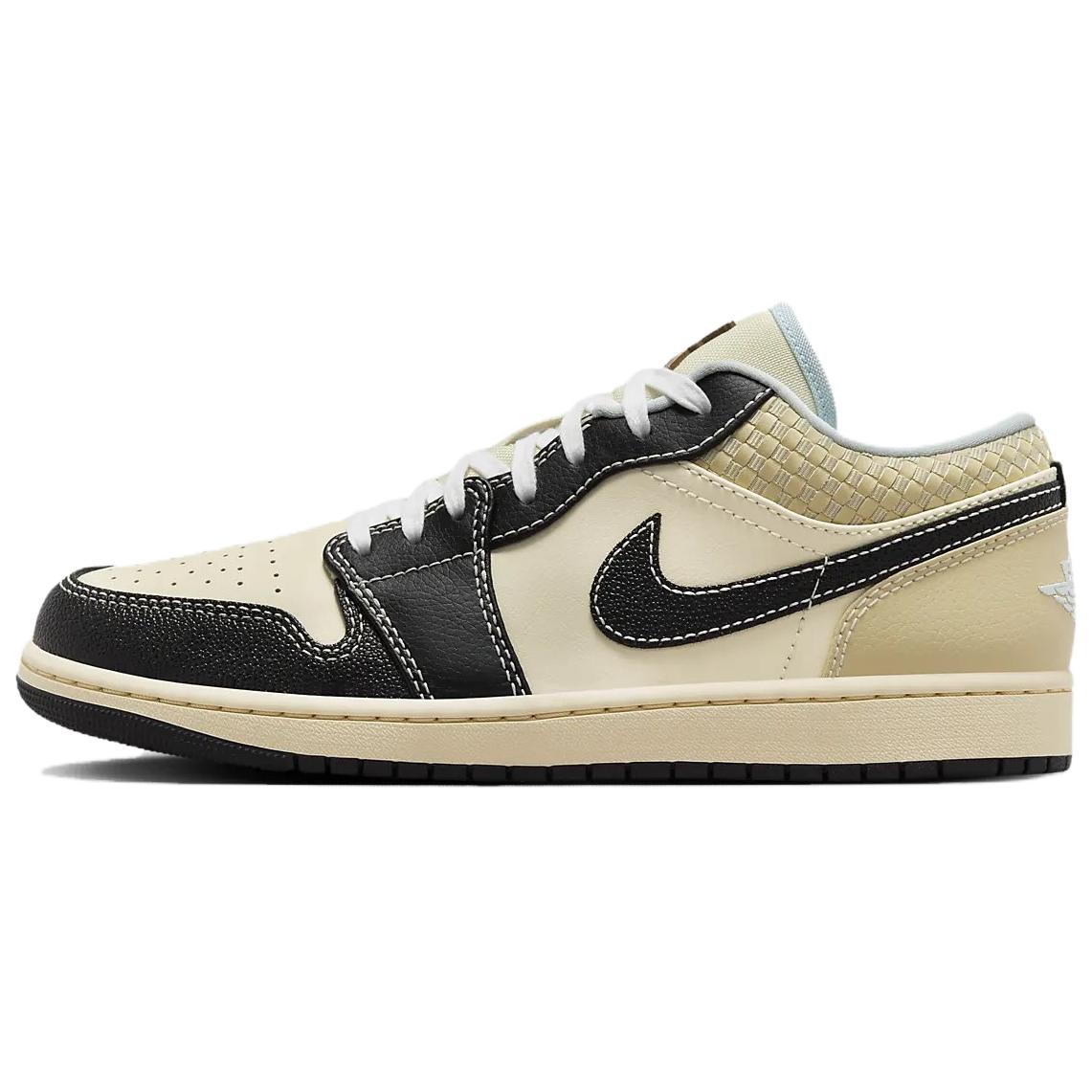 

Новые JORDAN 1 Low Se Кокосовое молоко Черный Муслин HQ3437-101 47.5