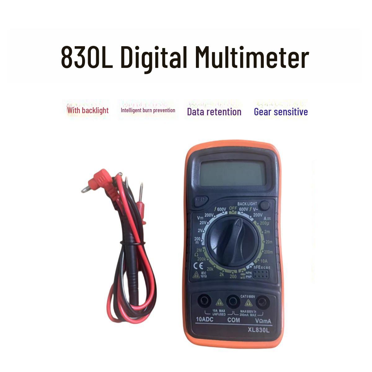 

Цифровий мультиметр XL830L - високоточний електровимірювальний прилад 830L bare unit
