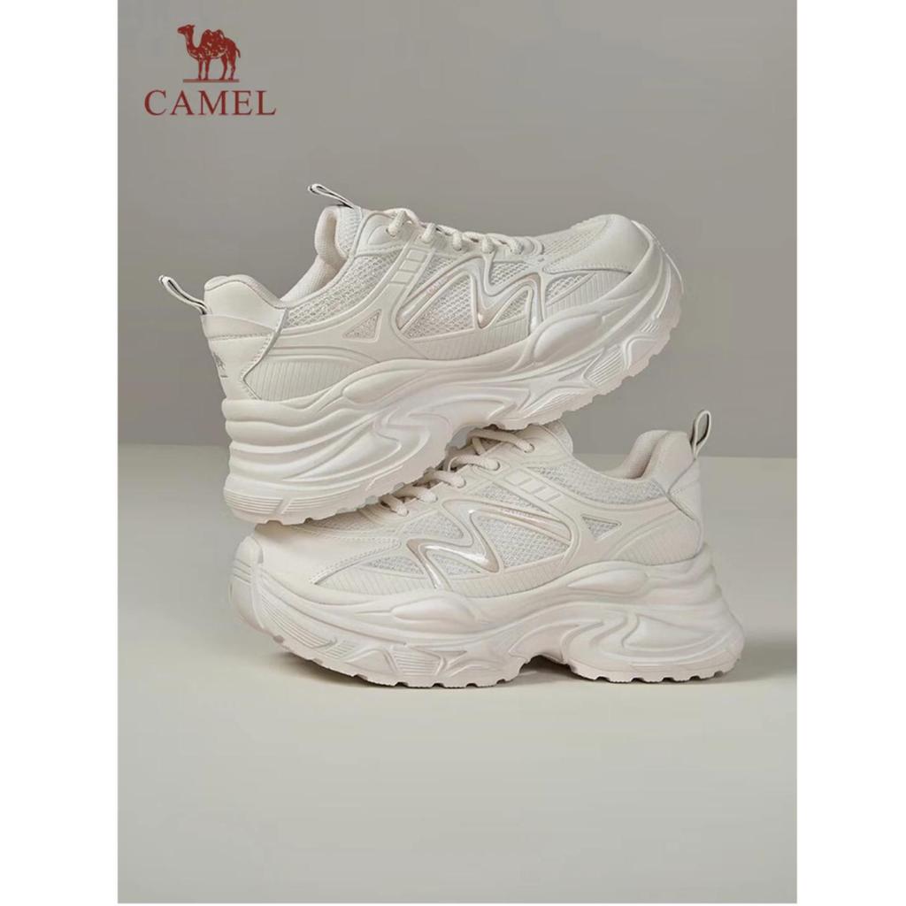 Camel Women's Sneakers, City Functional Patchwork Thick Sole Height Increasing Casual Shoes L26S283074