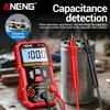 New Multifunction Mini Multimeter ANENG M128 6000 Count AC/DC Voltage Current Resistance Capacitor NCV Voltage Induction Tester Tool Electrical Tools