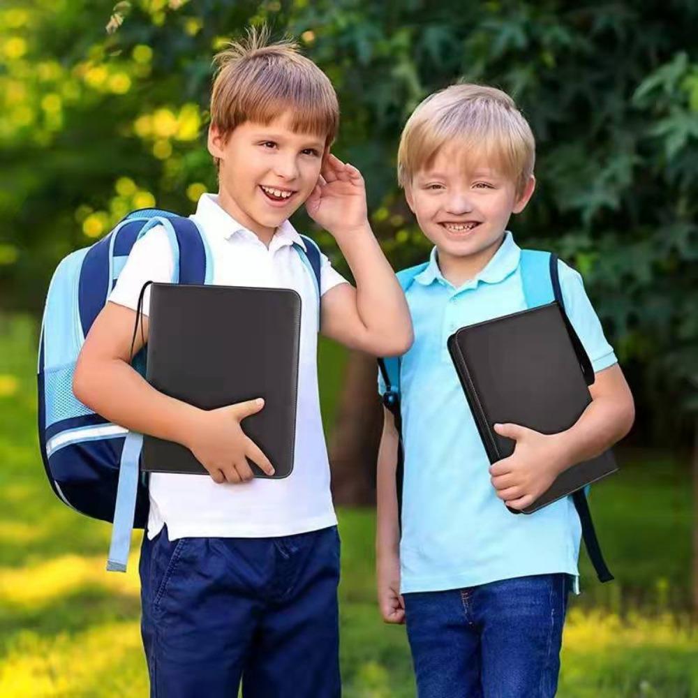 Zipper style card book, 4/9 compartments, game card book, game collection book package