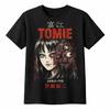 Tričko Tomie Junji Ito, Grafické tričko s motivem hororového mangy, Japonské anime tričko