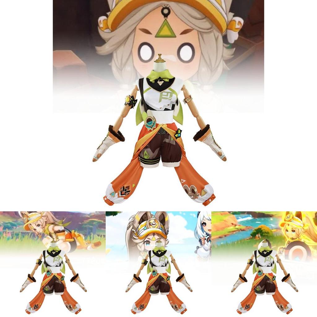 Adorable Kazhina Cosplay Costume For Genshin Impact Character Roleplay In Soft Polyester Fabric Available In Multiple Sizes