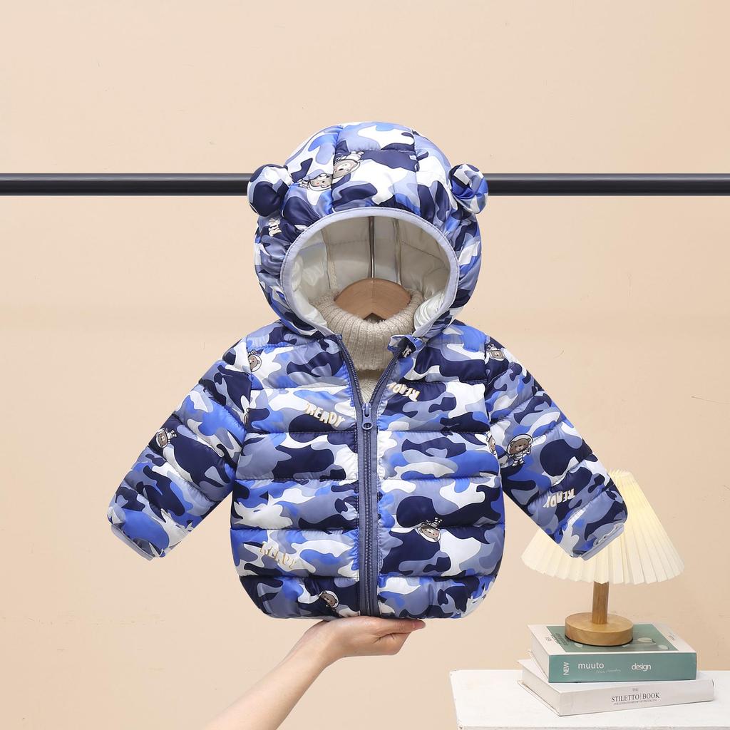 Lightweight Winter Down Jacket for Babies - Stylish Cotton Outerwear for Boys and Girls