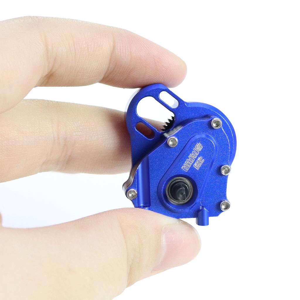 NIUWSRC MR24 Aluminium 21% Overdrive Billet Transmission Gearbox For 1/24 RC Crawler Axial SCX24 Deadbolt C10 Gladiator Bronco