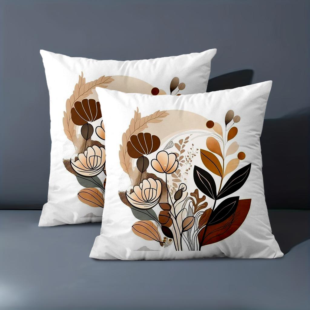 1 Pieces Bohemian Floral Patterned Throw Pillow Set Polyester pillowcase, sofa decorative cushion cov Headboard Pillow