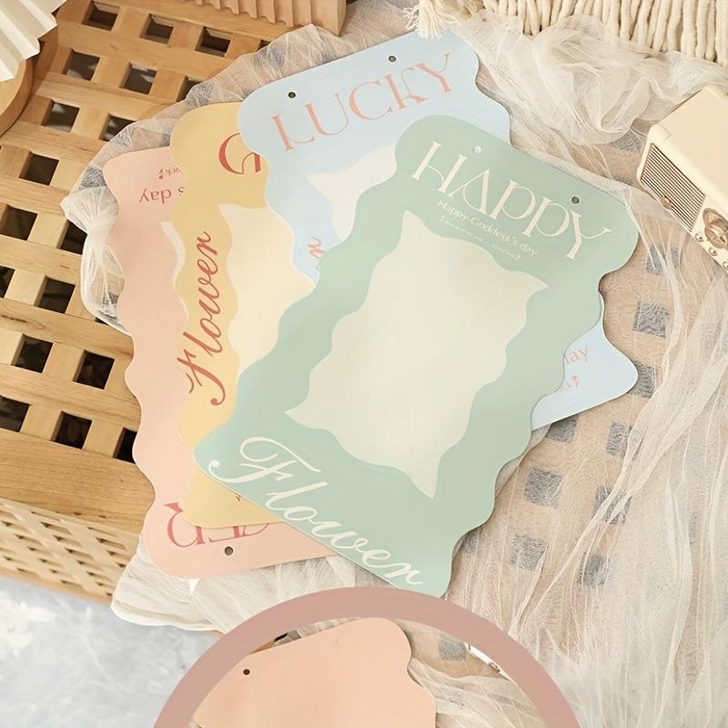 Happy Holiday 3D Flower Greeting Card Material Kit For Mother Teacher DIY Gift Idea