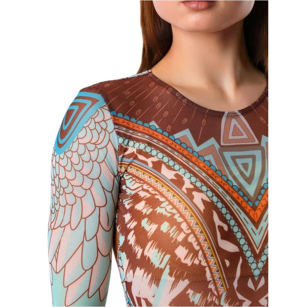 Women's Fashion Printed Tight-Fit One-Piece Swimsuit