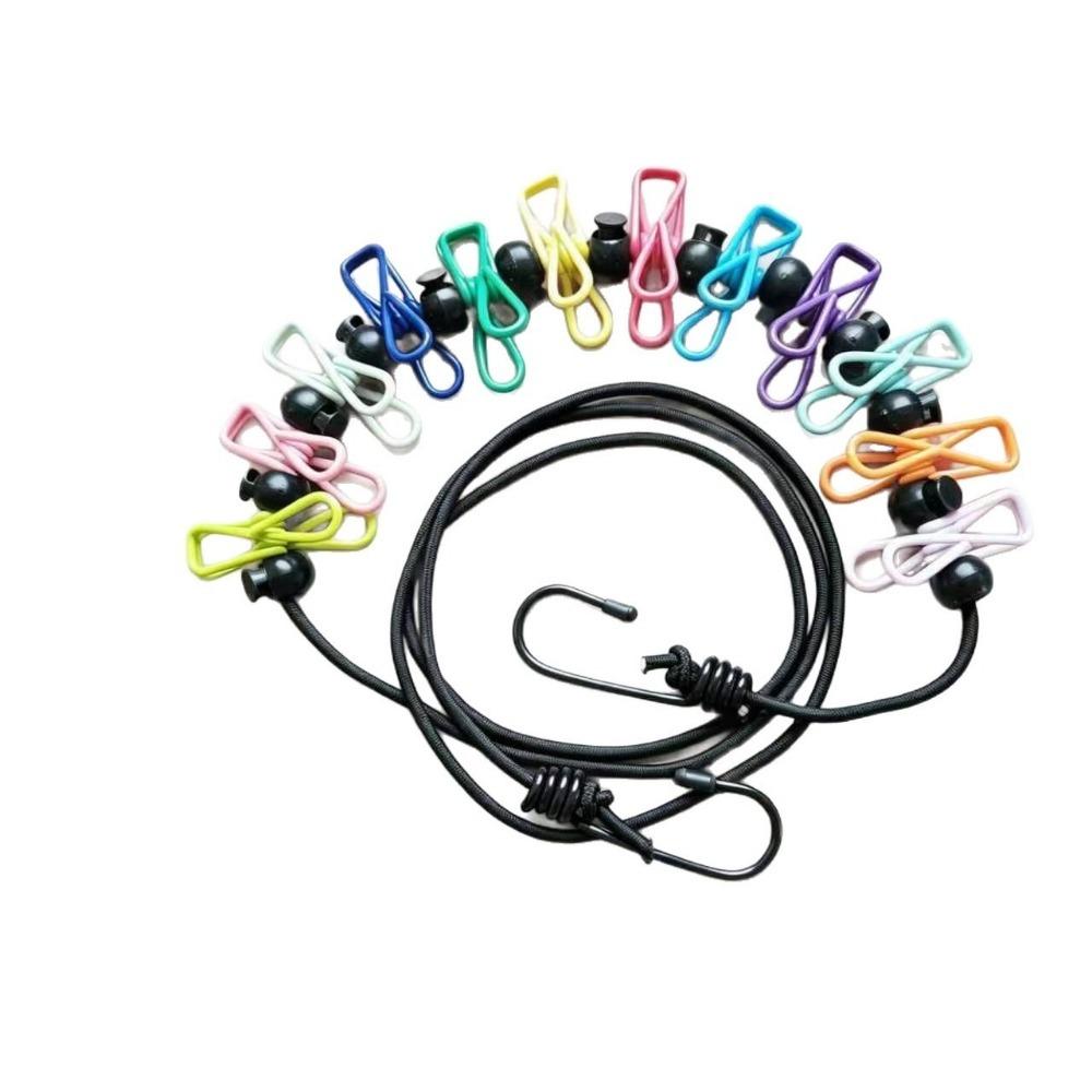 Non-slip Stretch Clothesline Elastic Stretch Clothes Drying Rope Travel