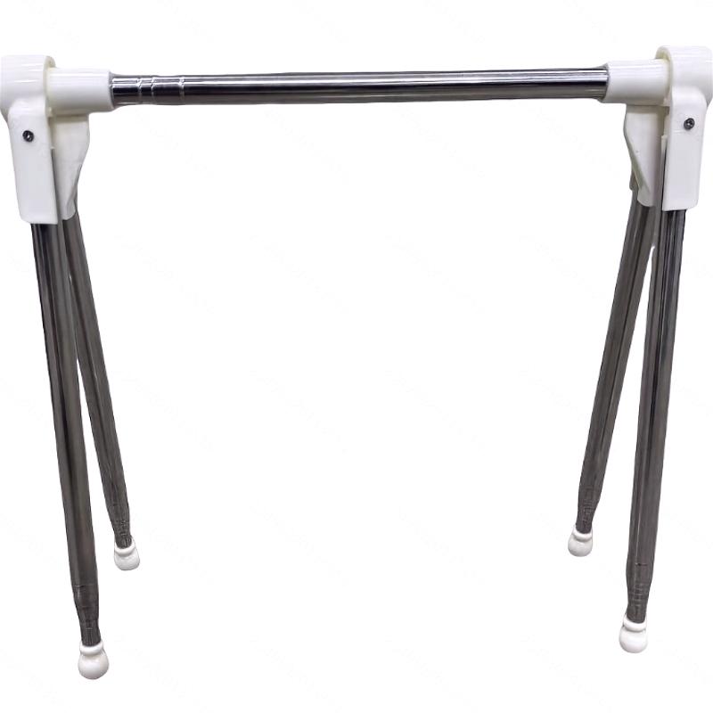 1pc Portable Folding Drying Rack Extendable 13-28 Inch for Travel Camping Compact Laundry Rack for Clothes Metal Frame белый 18090₽