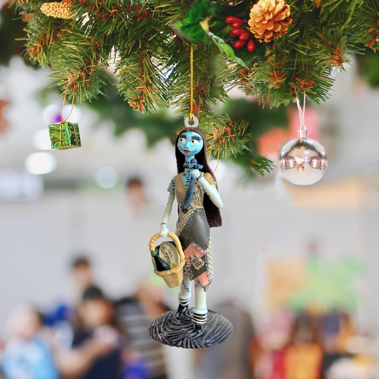 

Акриловая милая рождественская подвеска, мультяшная подвеска в виде рождественской елки, рождественское украшение, подвеска, рождественское украшение для дома, подвеска One Size