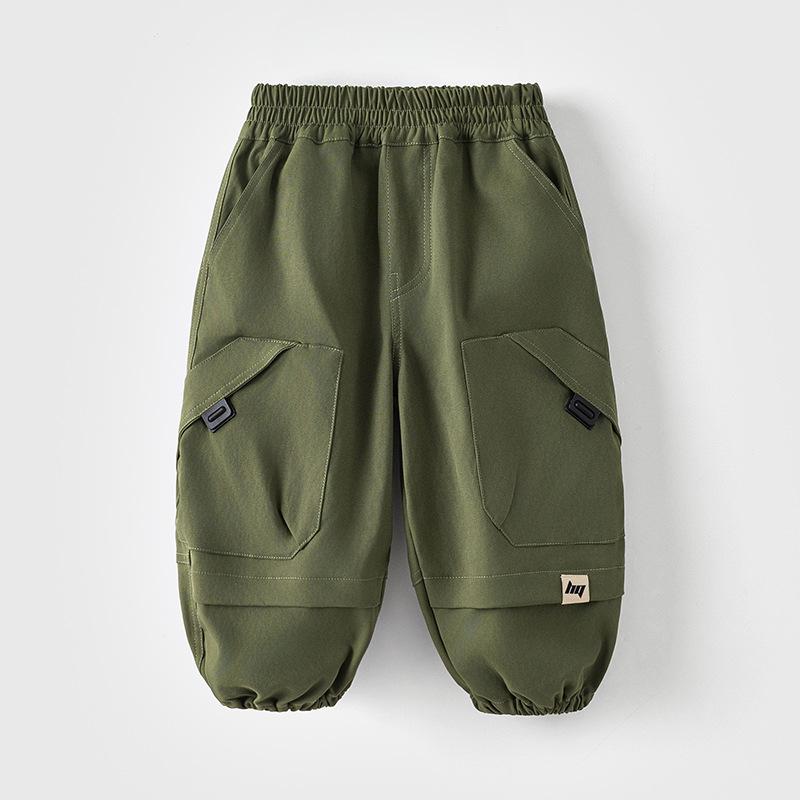 Boys' Cargo Pants - Casual Outdoor Children's Loose Long Pants