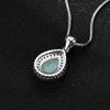 1 Pc Elegant Simple Pendant Necklace With Synthetic Zircon Inlay Boho Vacation Style For Daily Wear Gift-Giving