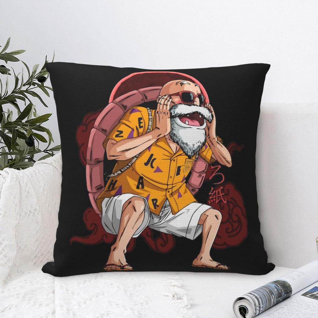 Master Roshi Dragon Ball DragonBall Federe Cuscino Merch Copricuscino Morbido Copricuscini Decorazione Auto Quadrato Diverse Dimensioni