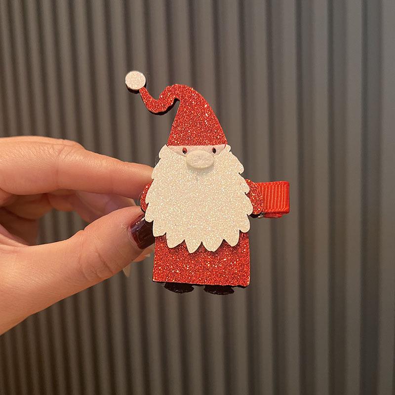 Christmas Hair Clips for Kids: Cute Cartoon Side Clips for Baby and Little Girl Hair Accessories