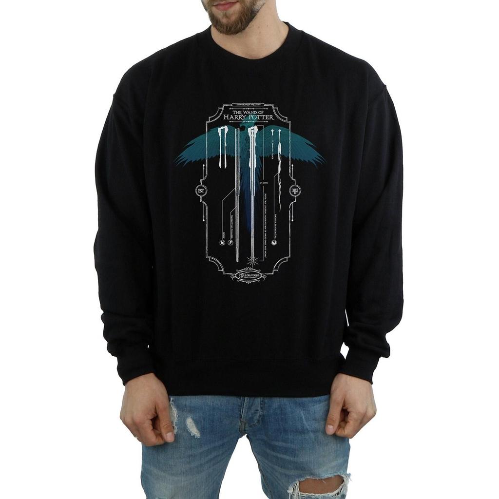 Harry Potter Mens Garrick Ollivander The Wand Sweatshirt