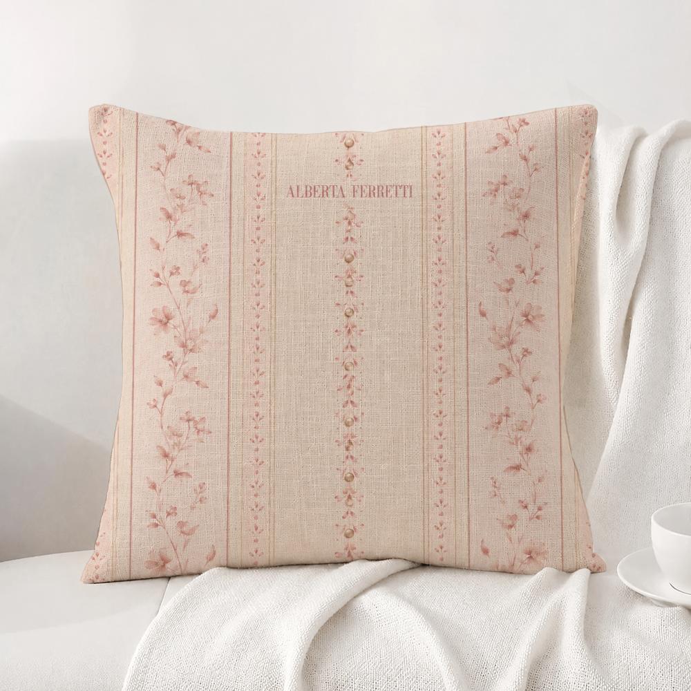 Brand Alberta Ferretti Cushion Cover Natural Linen Pillowcase Set AllinOne Decor Cushion Cover for Sofa Bedroom Chair
