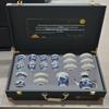 Pinjian Blue & White Ceramic Gongfu Tea Set (1 Pot, 8 Cups)
