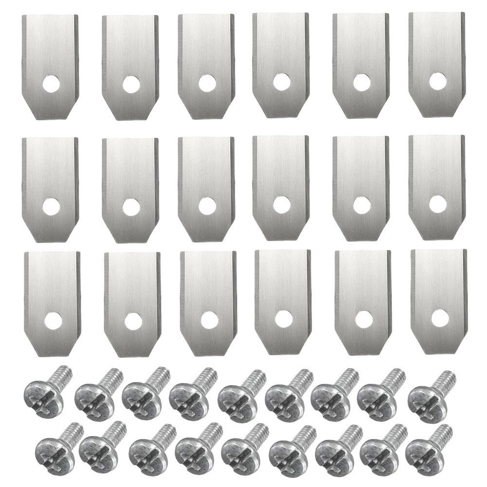 30PCS Grass Cutter Repair Accessories Stainless Steel Blades Spare Parts 0.7 MM for Husqvarna Automower/Gardena Lawnmower