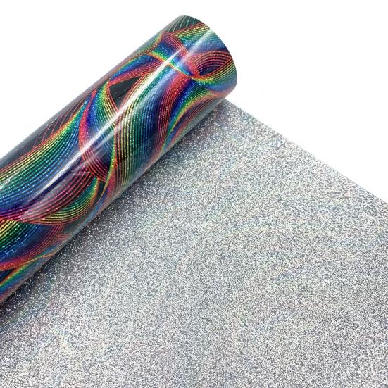 Хвильова теплообмінна вінілова довговічна плівка для друку одягу своїми руками, що змінює колір, висока клейкість, текстильна клейка плівка для перенесення