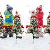 Solar Christmas Trees Lights IP44 Waterproof Lighting Modes Outdoor Christmas Tree for Outside Pathway Garden Yard Decor