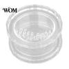 Rotating Garlic Grinder Mincer Tool, Multi-Purpose Manual Press, Bite-Teeth Crushing Ginger Crusher Structure Masher, Transparent Easy to Clean Herbs