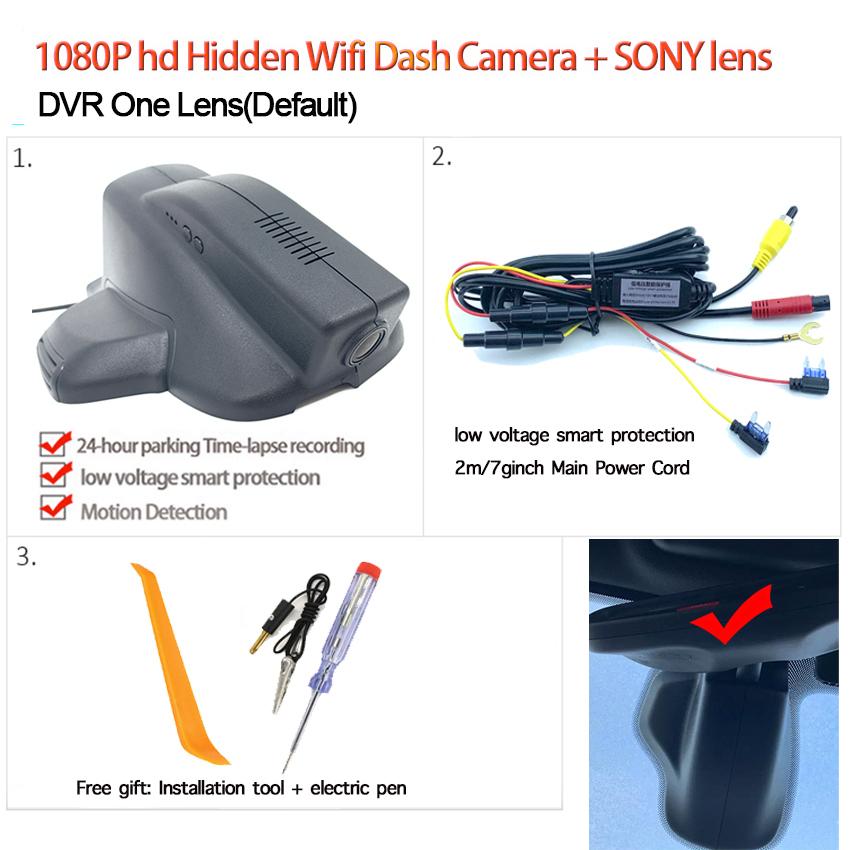 Car DVR Wifi Video Recorder Dash Cam Camera For JEEP Compass 200T 2017 2018 2019 2020 2025 high quality Night vision full hd