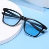 Korean-Style Retro Square Frame Sunglasses - Casual Beach & Driving Fashion