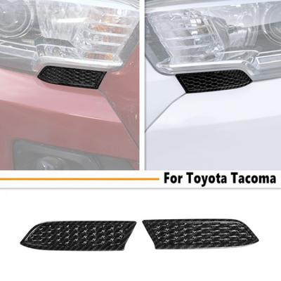 For Toyota Tacoma 2016- Carbon Front Bumper Headlight Lamp Below Cover Trim