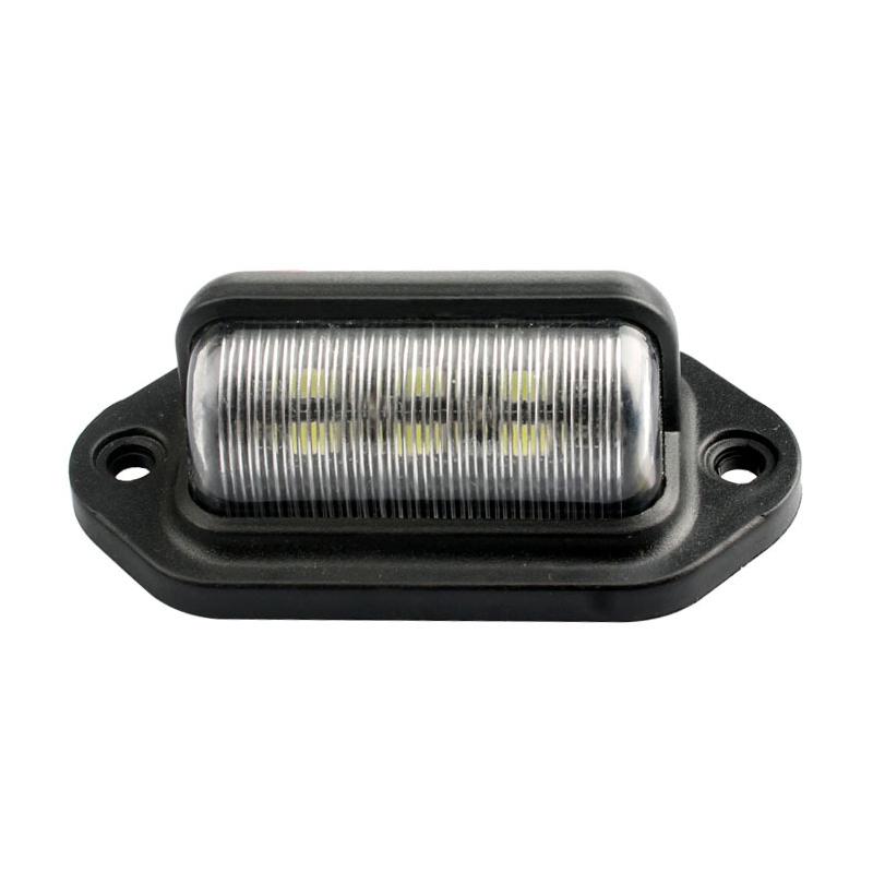 6 LED-Kfz-Nummernschildbeleuchtung für SUV, PKW, LKW, Bus und Anhänger