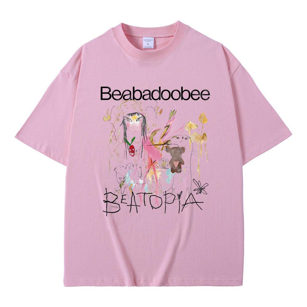 Beabadoobee Beatopia Albumtrykk T-skjorte Herre Dame Mote Oversized Streetwear Mann Sommer Casual Ren Bomull Kortermet