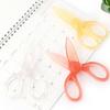 Transparent Safety Plastic Scissors Stationery Student Kids Diy Paper Cutting School Supplies