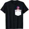 Süßer Roboter in falscher Tasche, Jungen Roboter T-Shirt(3)