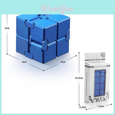 Alloy Layer Magic Cube With Stress Relief Function For Adults And Diy Enthusiasts